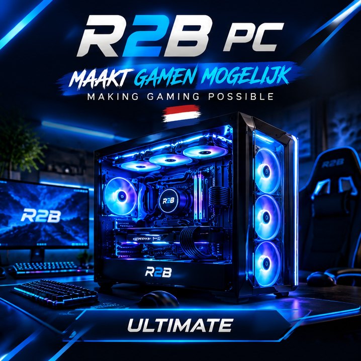 R2B Ultimate gaming PC — R2B PC maakt gamen mogelijk