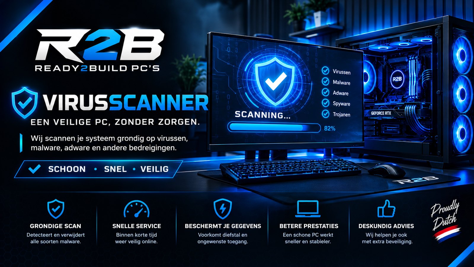 R2B Virusscanner — een veilige pc, zonder zorgen